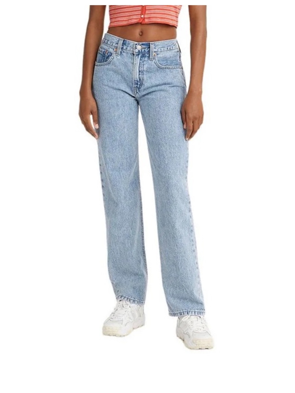 Levi's Low Pro Straight Jeans in Light Blue
